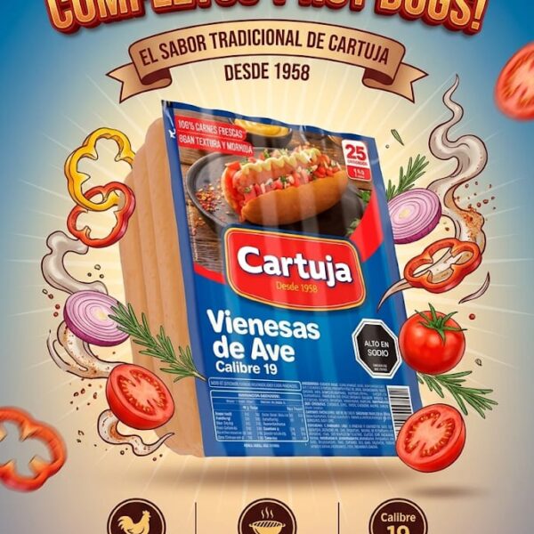 Caja Vienesa Cartuja 8 kilos