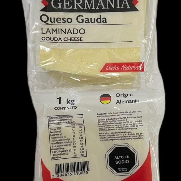 Queso Gauda Laminado Germania 1*1 kg