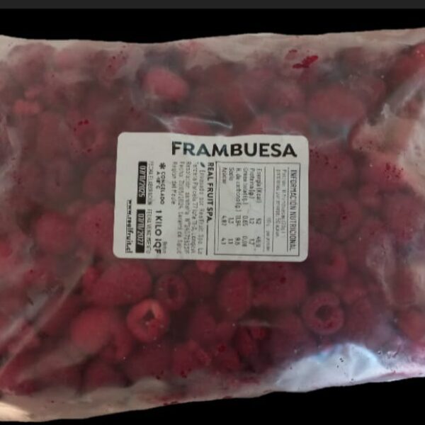 Frambuesa IQF Real Fruit 10*1