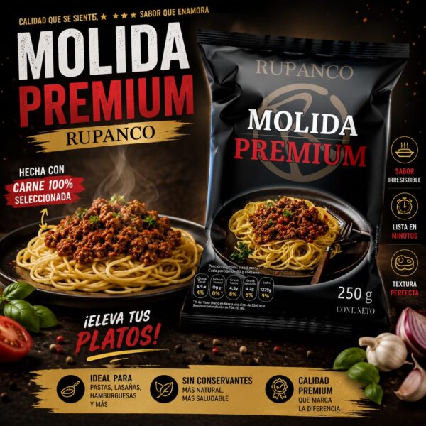 Carne Molida Premium Rupanco 1/4 caja 3*1