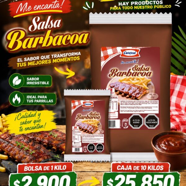 Salsa BBQ Carozzi 10*1