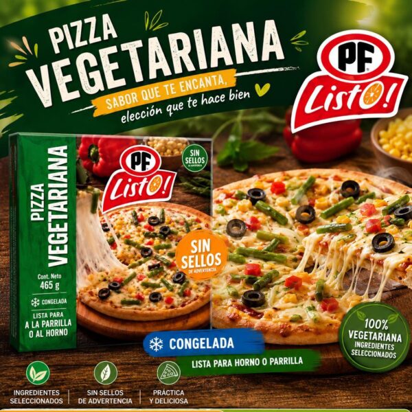 PIZZA VEGETARIANA PF 6*465 GR